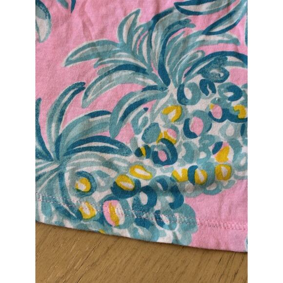 Lilly Pulitzer GIRLS MINI ASTARA DRESS Pelican Pink Pineapple Tropical Sz 4-5 - Picture 11 of 11